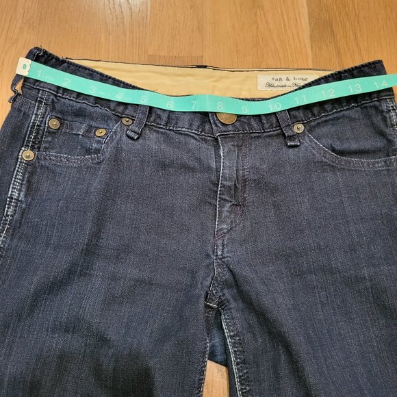 Rag & Bone Jeans Womens 26 Low Rise Skinny Blue Denim Stretch Made New York - Picture 13 of 13